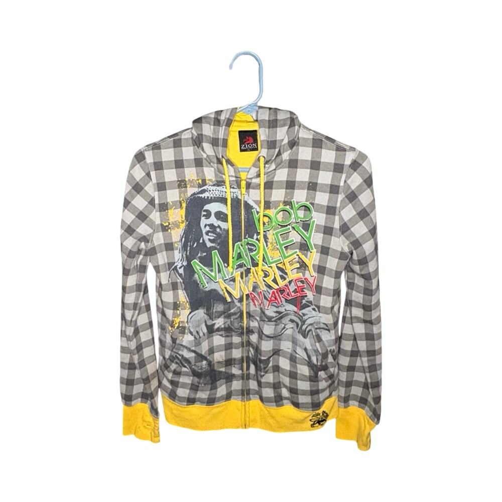 Bob Marley Vintage Full Zip Hoodie Jacket – Women’s Size M